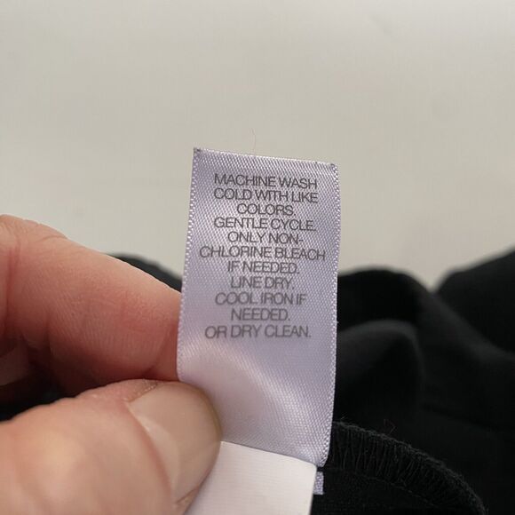 J Jill Ponte Pants Size Medium Black Slim Leg Ankle Stretch Minimalist - Picture 8 of 8